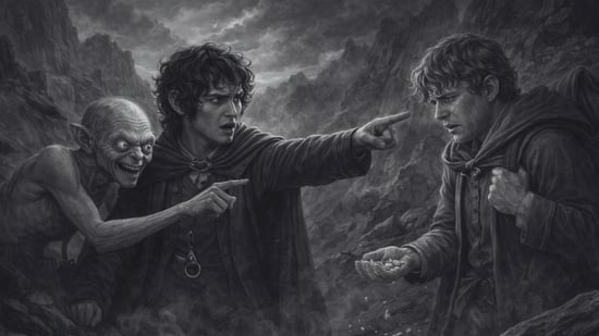 How Did Gollum Trick Frodo Into Leaving Sam?